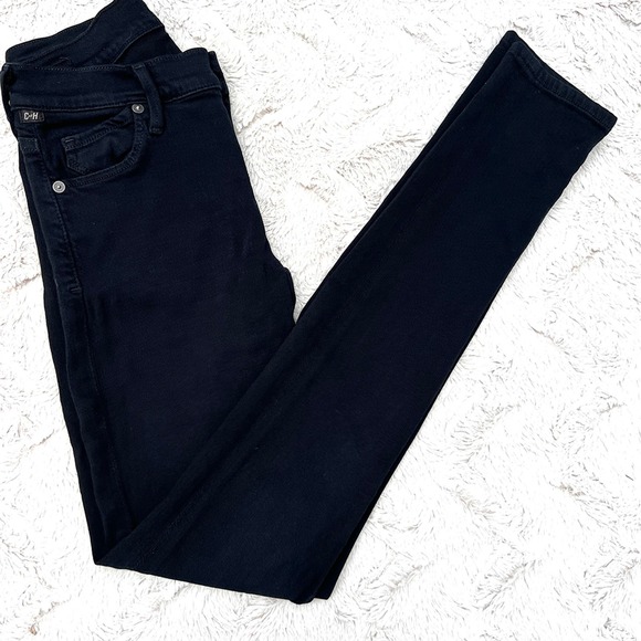 Citizens of Humanity Stretch Avedon Skinny Leg Jeans Black Size 26 - Picture 2 of 13